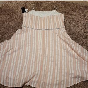 City studio strapless flare dress